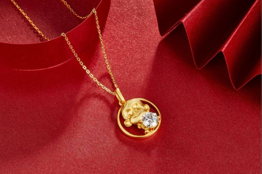 十二生肖系列(猴) 1.0ct 项链
