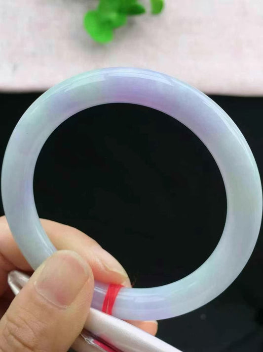 紫罗兰正圈翡翠手镯 LAVENDER JADEITE BANGLE