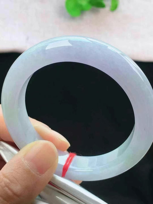 紫罗兰圆条翡翠手镯 LAVENDER ROUND JADEITE BANGLE